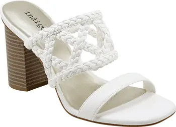 Indigo Rd Lattice Strap Block Heel Sandal | Nordstromrack | Nordstrom Rack