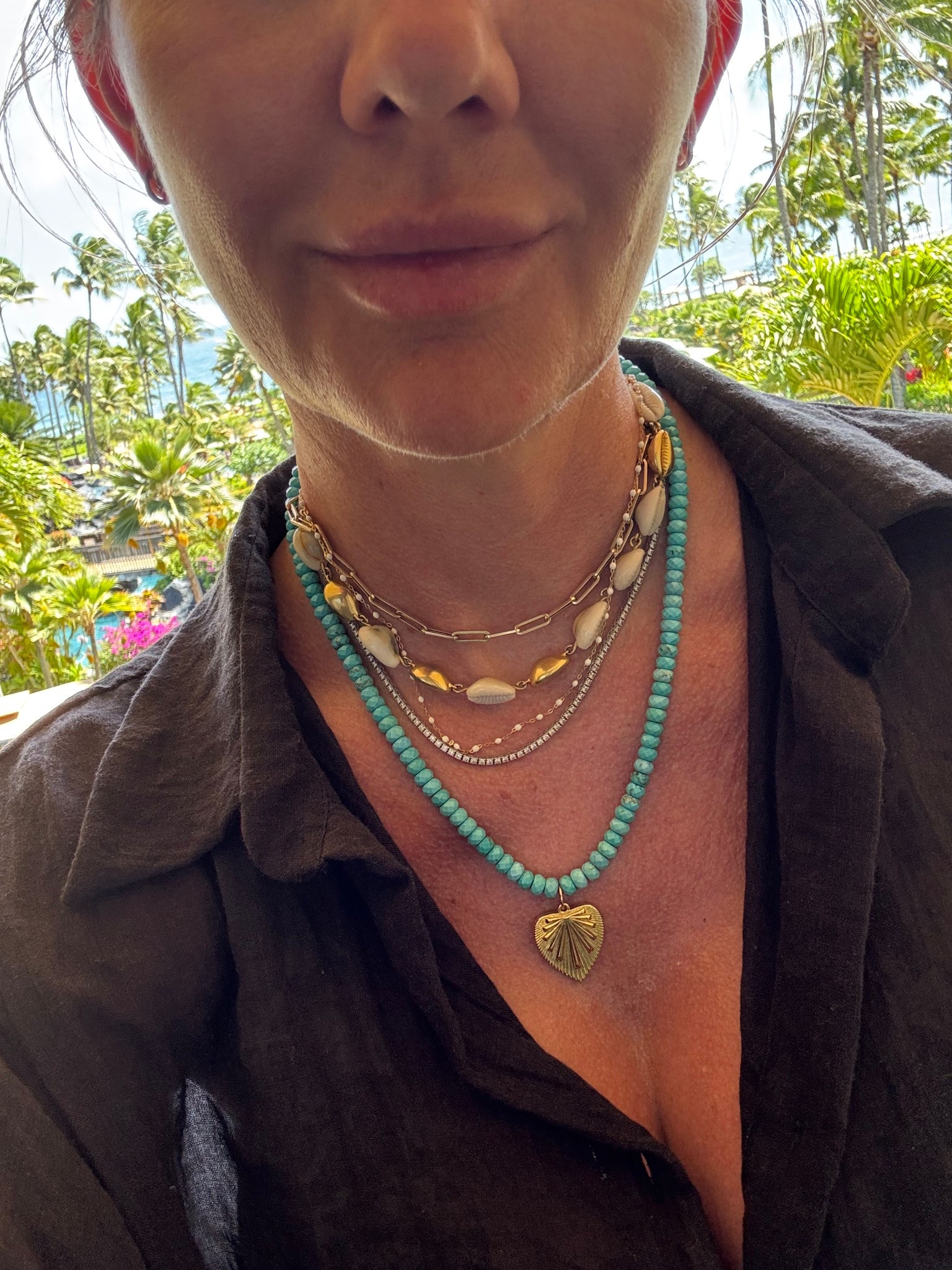 vacation necklace stack perfect for the beach or pool 

#LTKTravel #LTKSwim #LTKSeasonal