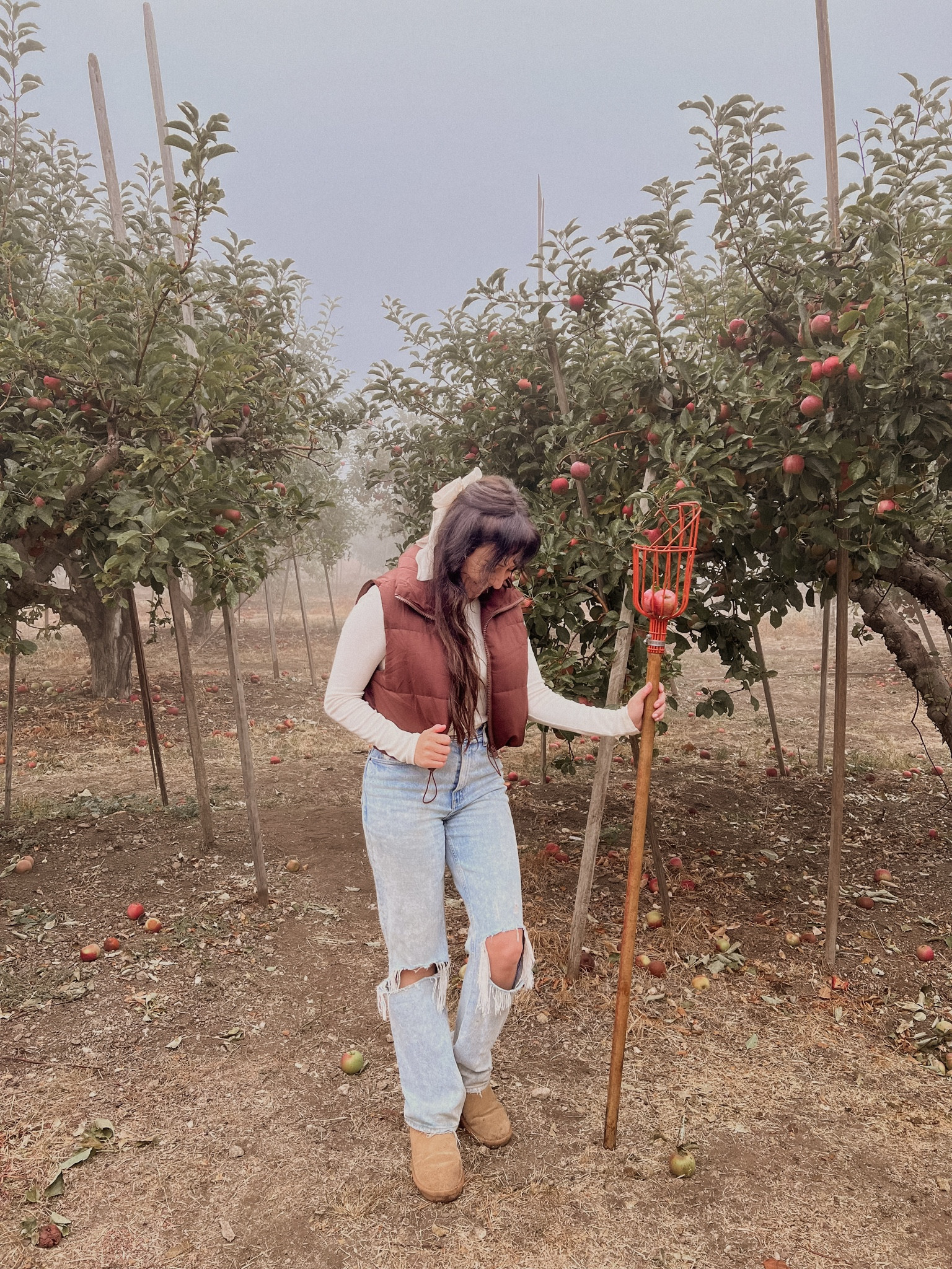 Apple picking in oak glen 🍎🍂

#LTKSeasonal