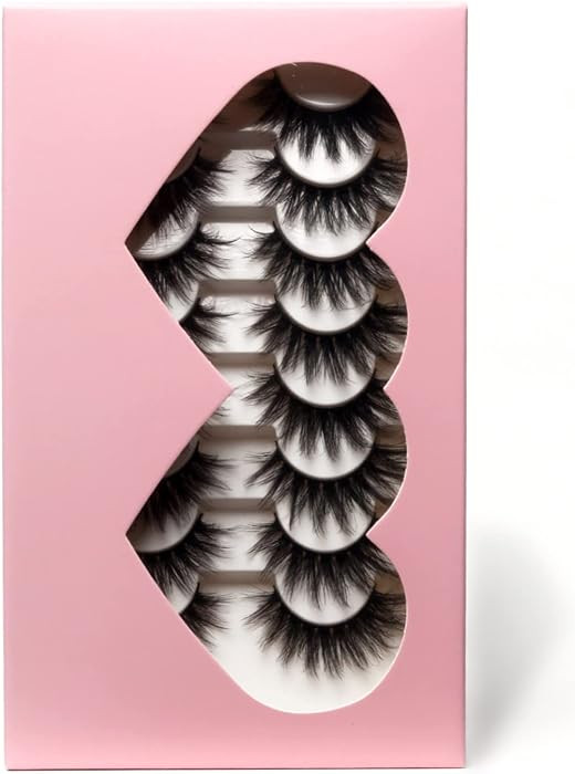 8 Pairs 3D Faux Mink Lashes Handmade Luxurious Volume Fluffy Natural False Eyelashes(3D985-8) | Amazon (US)
