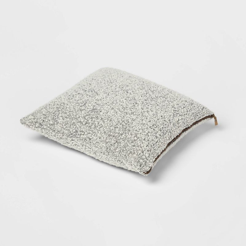 Woven Boucle Square Throw Pillow with Exposed Zipper - Threshold™ | Target