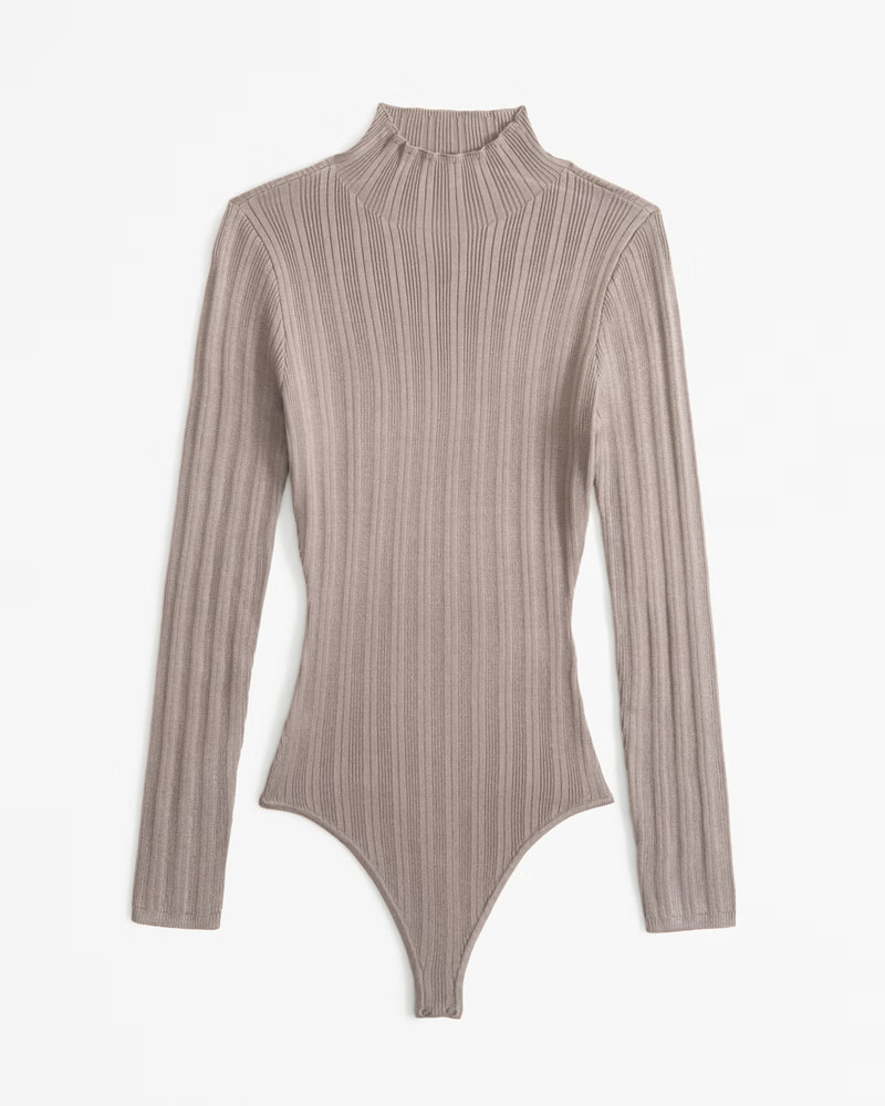Women's Turtleneck Sweater Bodysuit | Women's Tops | Abercrombie.com | Abercrombie & Fitch (US)