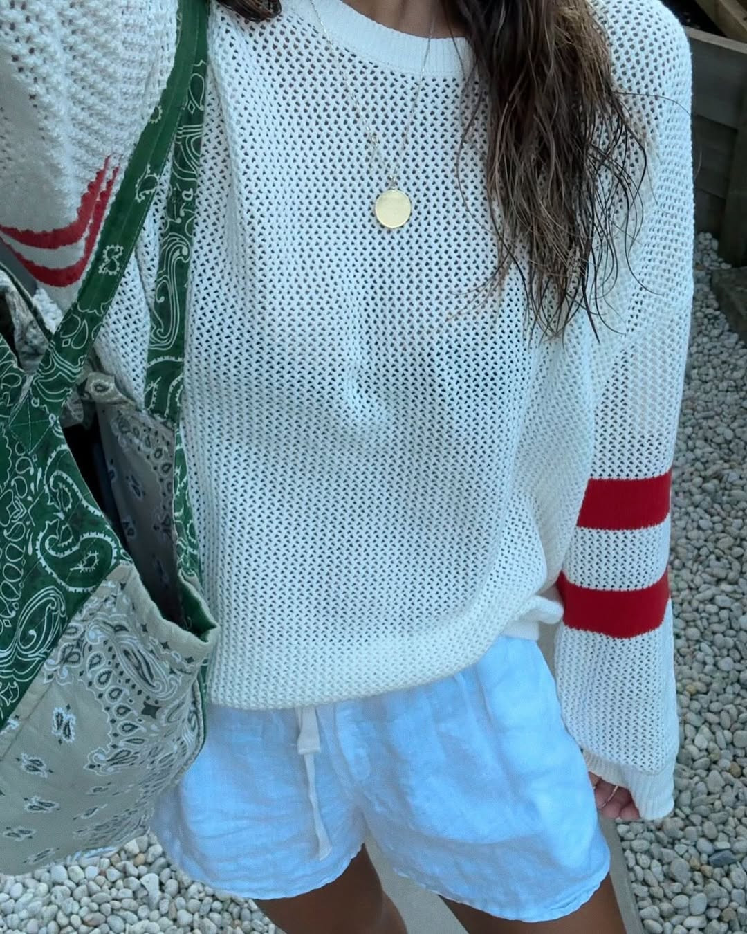 Knit Jumper, Shorts, Bag, Marks & Spencer, Free People, H&M 

 #LTKuk #LTKsummer #LTKstyletip