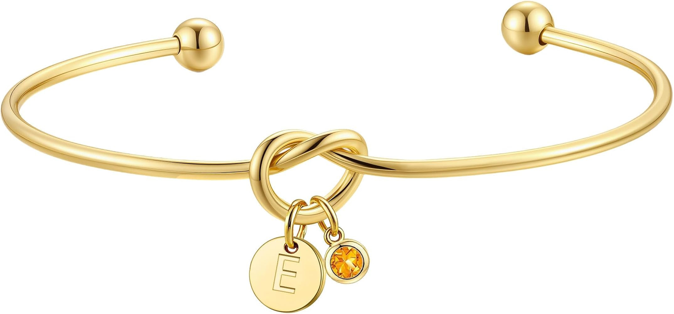 Turandoss - Pulseras con piedra de nacimiento para mujer, elegantes y delicadas, chapadas en oro ... | Amazon (US)