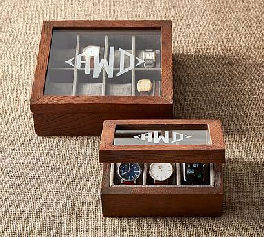 Asher Wooden Watch Box | Pottery Barn (US)