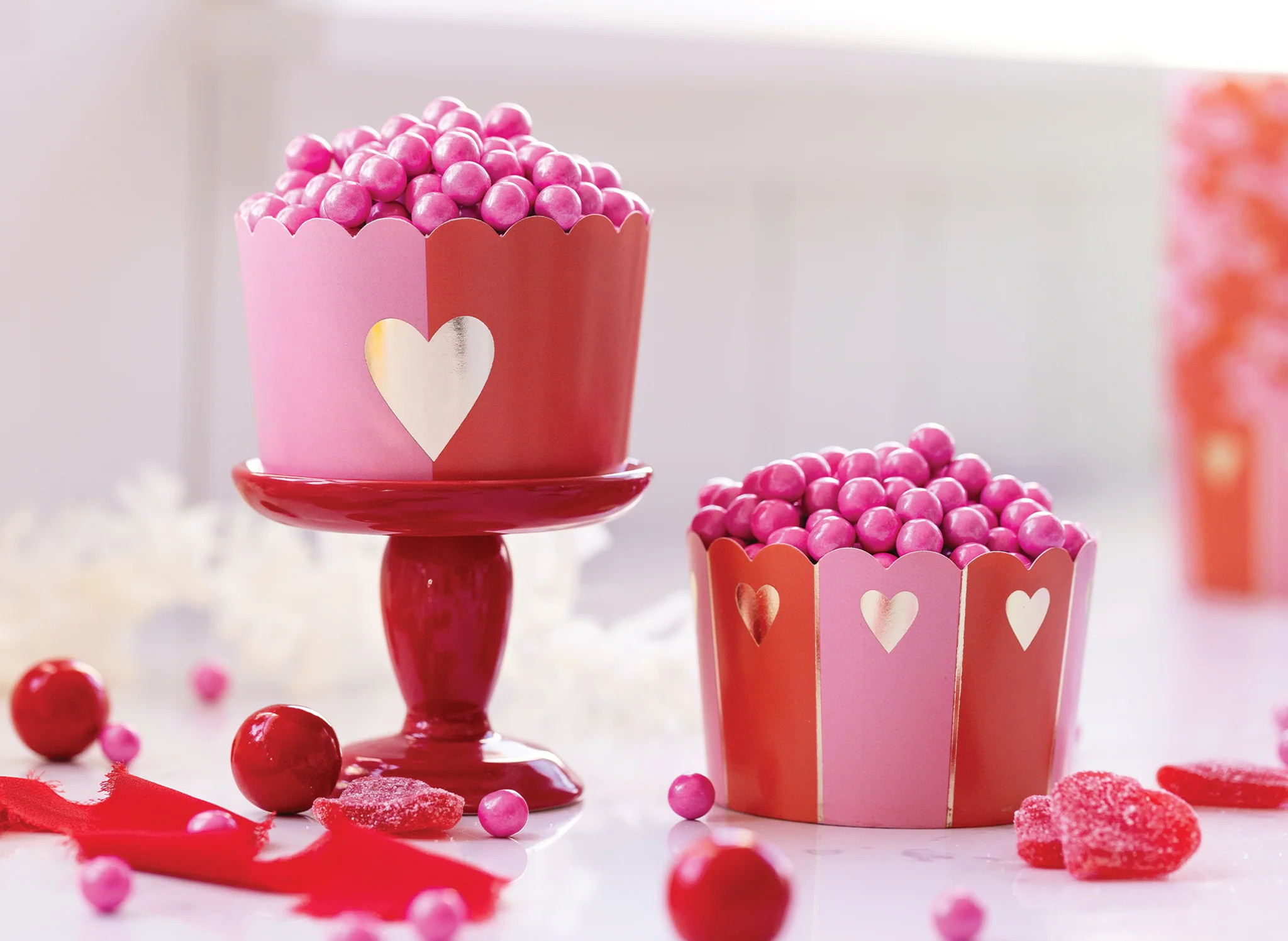 JUMBO Gold Half Heart Baking/Food Cups | My Mind's Eye