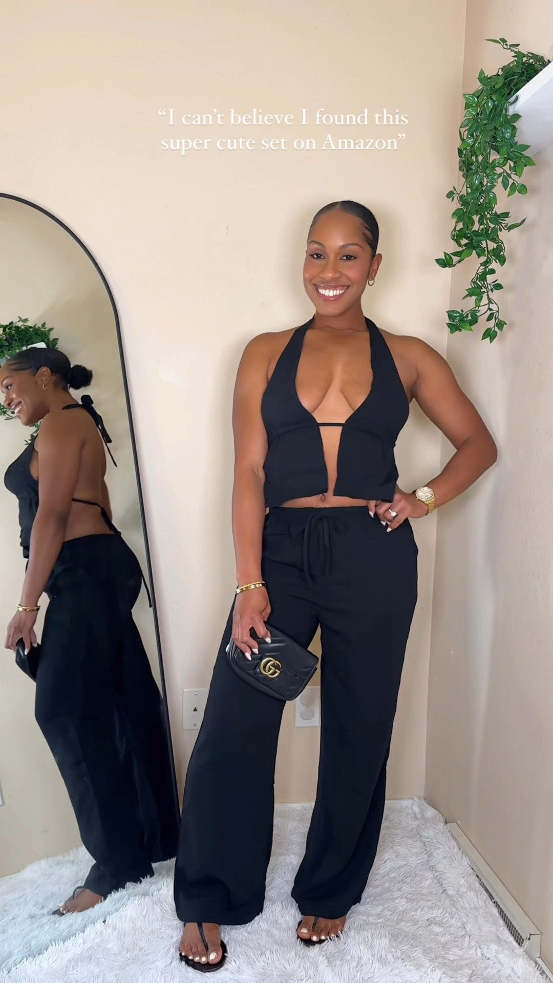 Obsessed with this set 😍🖤

#LTKStyleTip #LTKSeasonal #LTKFindsUnder50