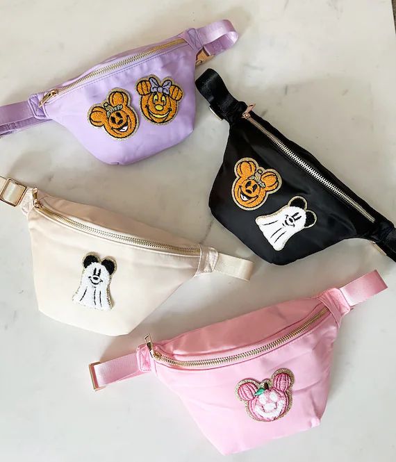 MICKEY/MINNIE Halloween Fanny Pack - Etsy | Etsy (US)