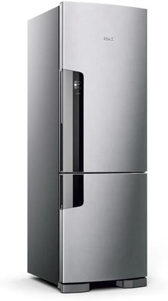 Geladeira Consul Frost Free Duplex 397 litros Evox com freezer embaixo - CRE44BK 110V | Amazon (BR)