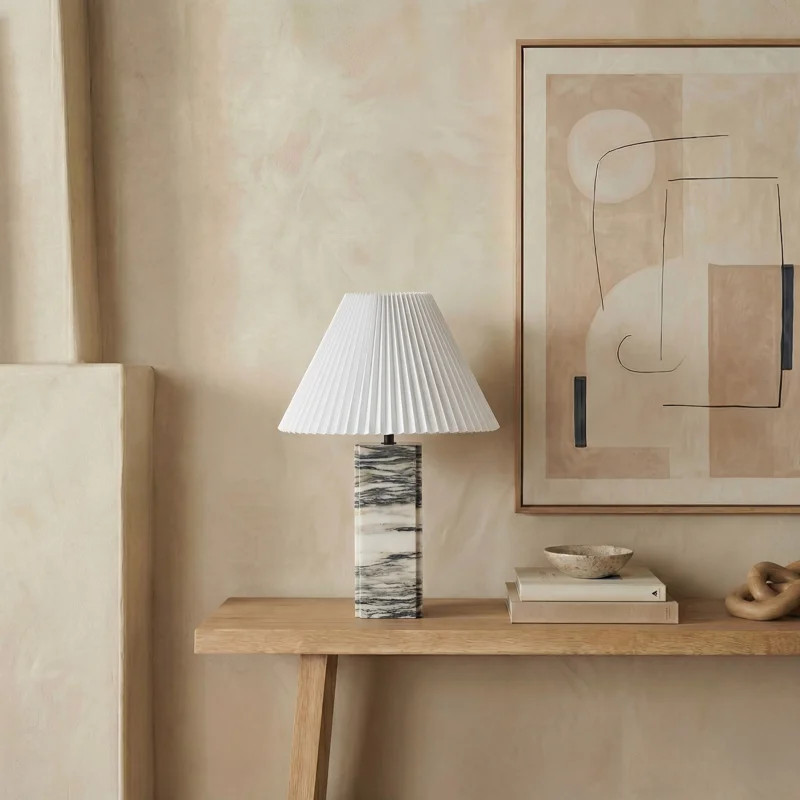 Gottesdiener Square Marble Table Lamp | Wayfair North America