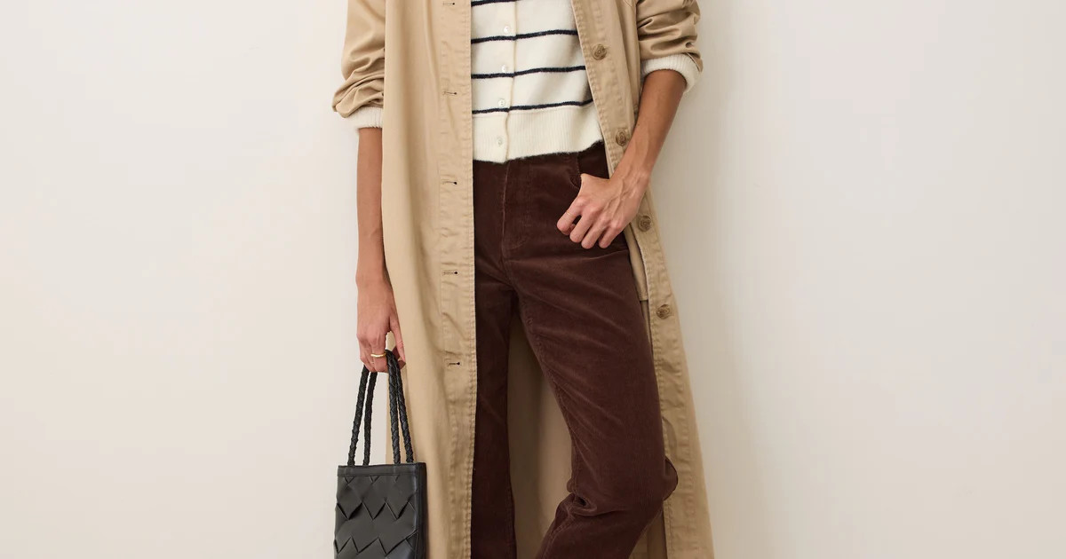 Hayes Twill Trench Coat | Marine Layer