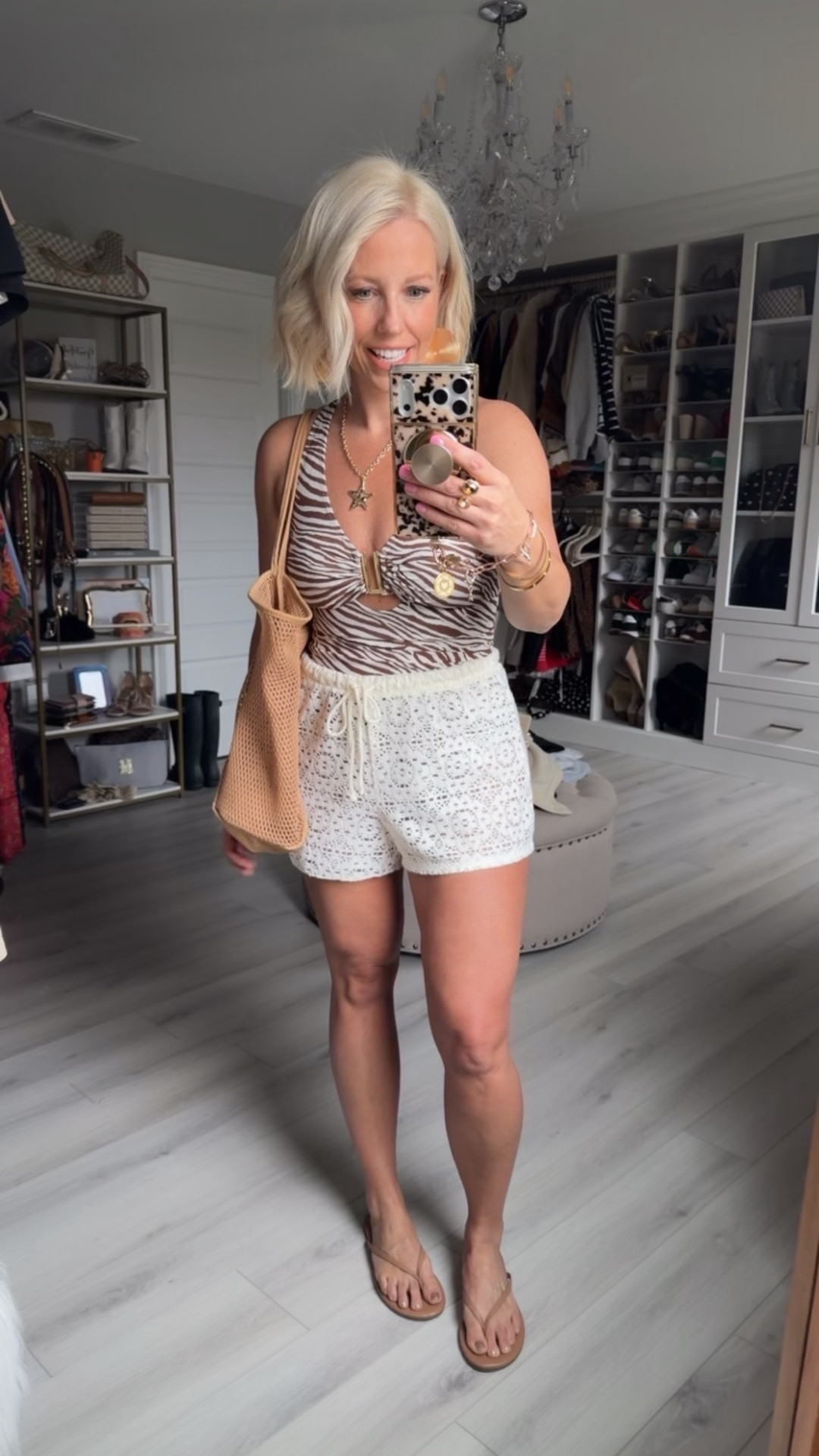 Summer  style just got easier ☀️ 
⬇️⬇️⬇️
Swimsuit size medium
Top and shorts size medium
Button down coverup size small

#LTKSwim #LTKSeasonal #LTKTravel