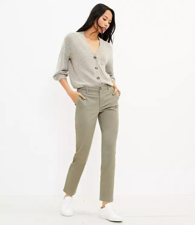 Petite Monroe Slim Chino Pants | LOFT