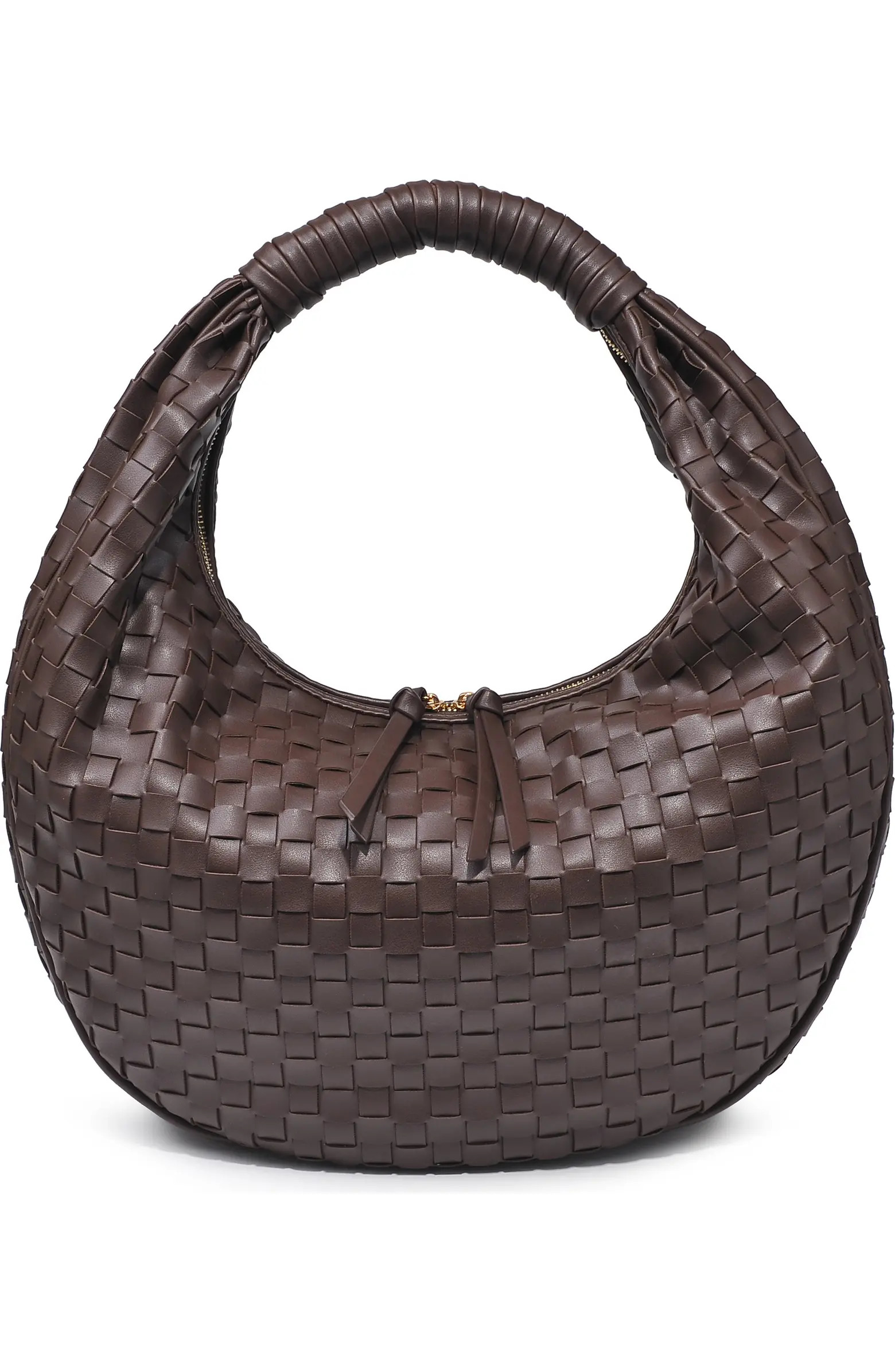 MODA LUXE Woven Faux Leather Hobo Bag | Nordstromrack | Nordstrom Rack