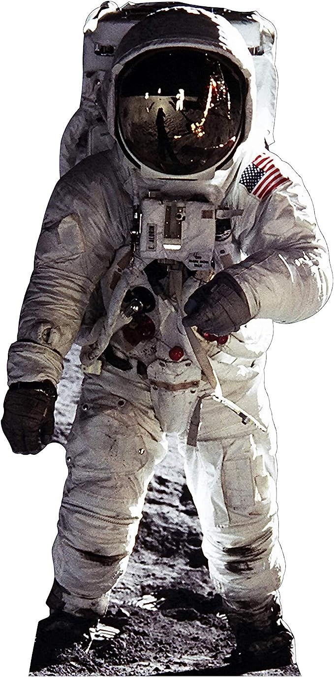 Star Cutouts, Astronaut Buzz Aldrin, Life-Size Cardboard Cutout Standup - 71 x 35 inches | Amazon (US)