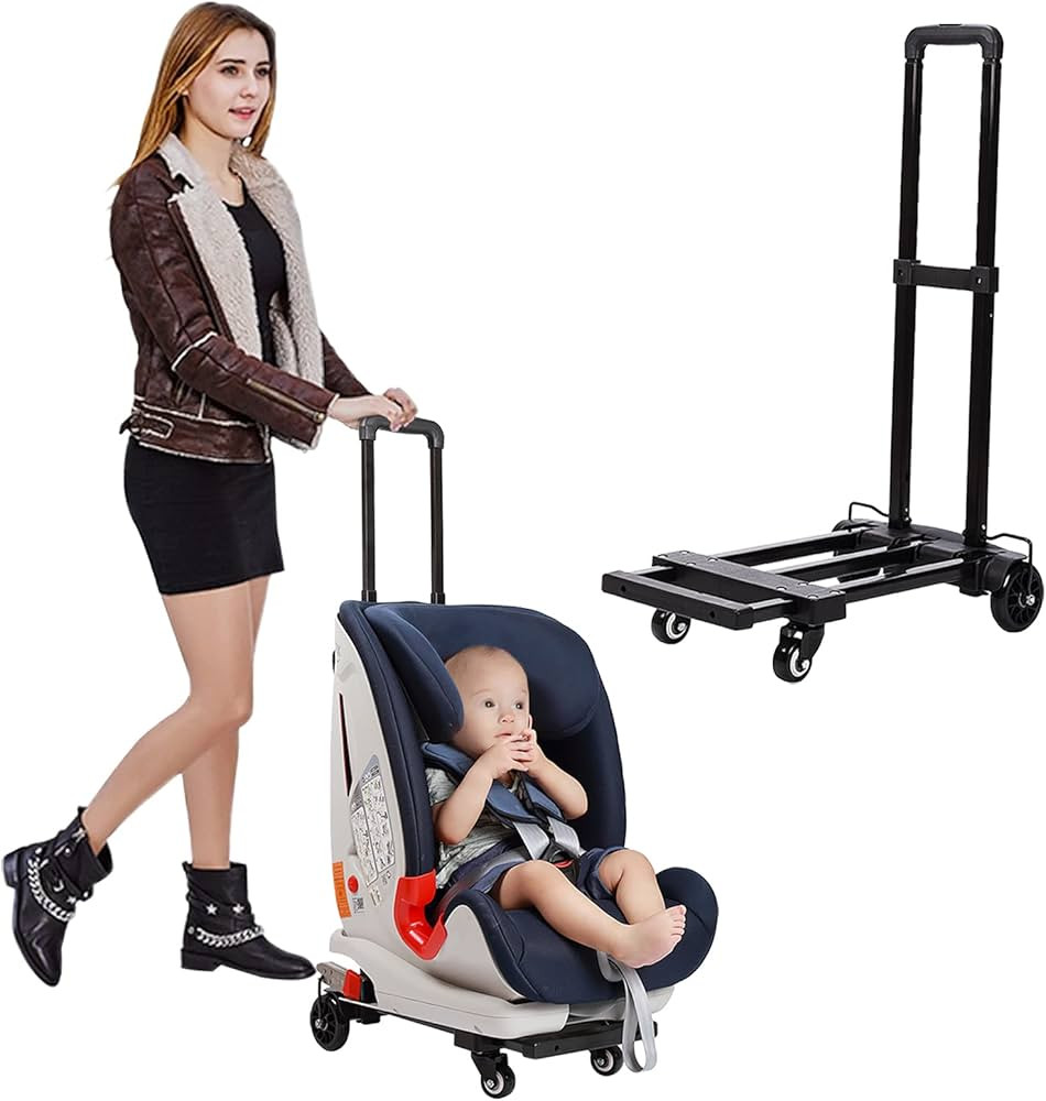 Car Seat Travel Carts, Stroller with Wheels for Air Travel, Light and Portable | Amazon (US)