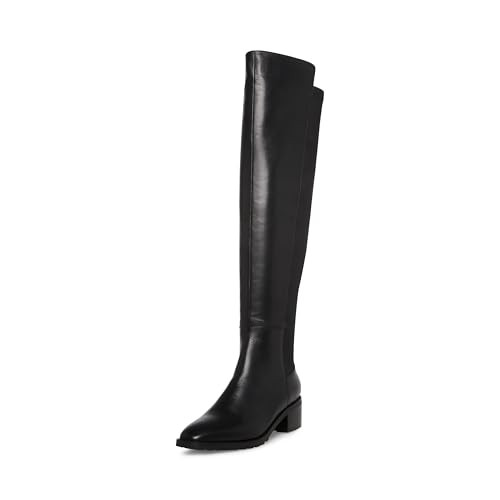 Blondo Women's Waterproof Sierra Over-The-Knee Boot, Black Leather, 8.5 | Amazon (US)