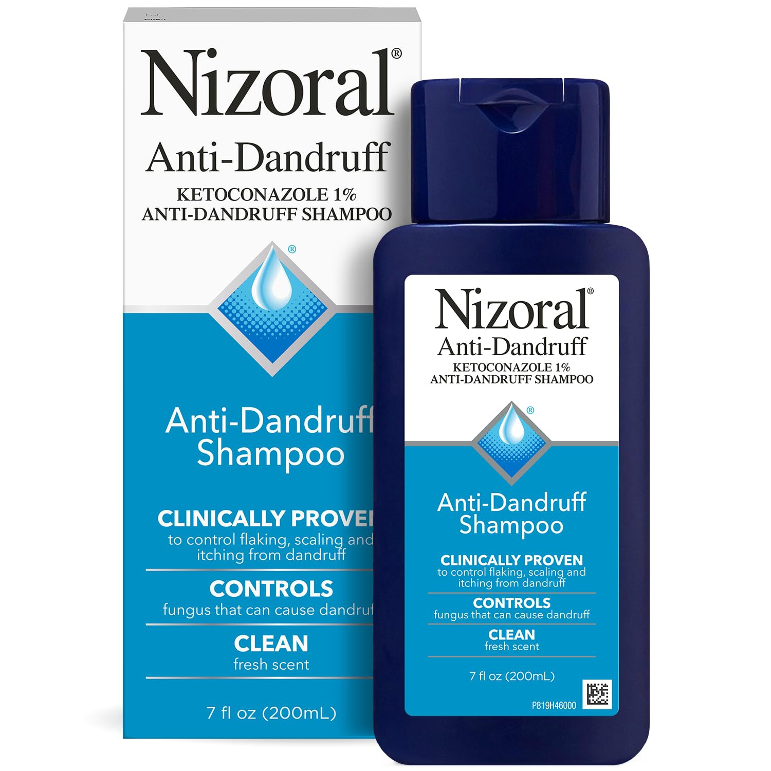Nizoral Anti-Dandruff Shampoo with 1% Ketoconazole, Fresh Scent, 7 Fl Oz | Amazon (US)
