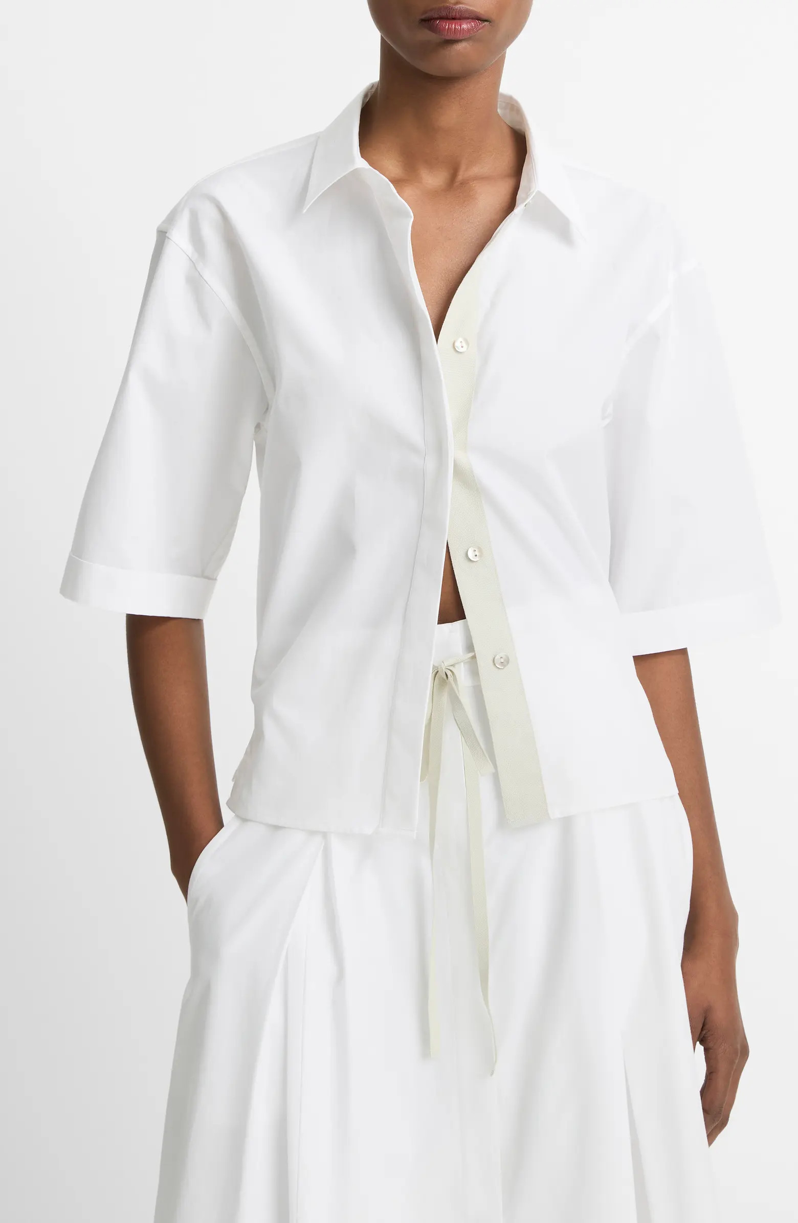 Vince Canvas Tape Button-Up Shirt | Nordstrom | Nordstrom