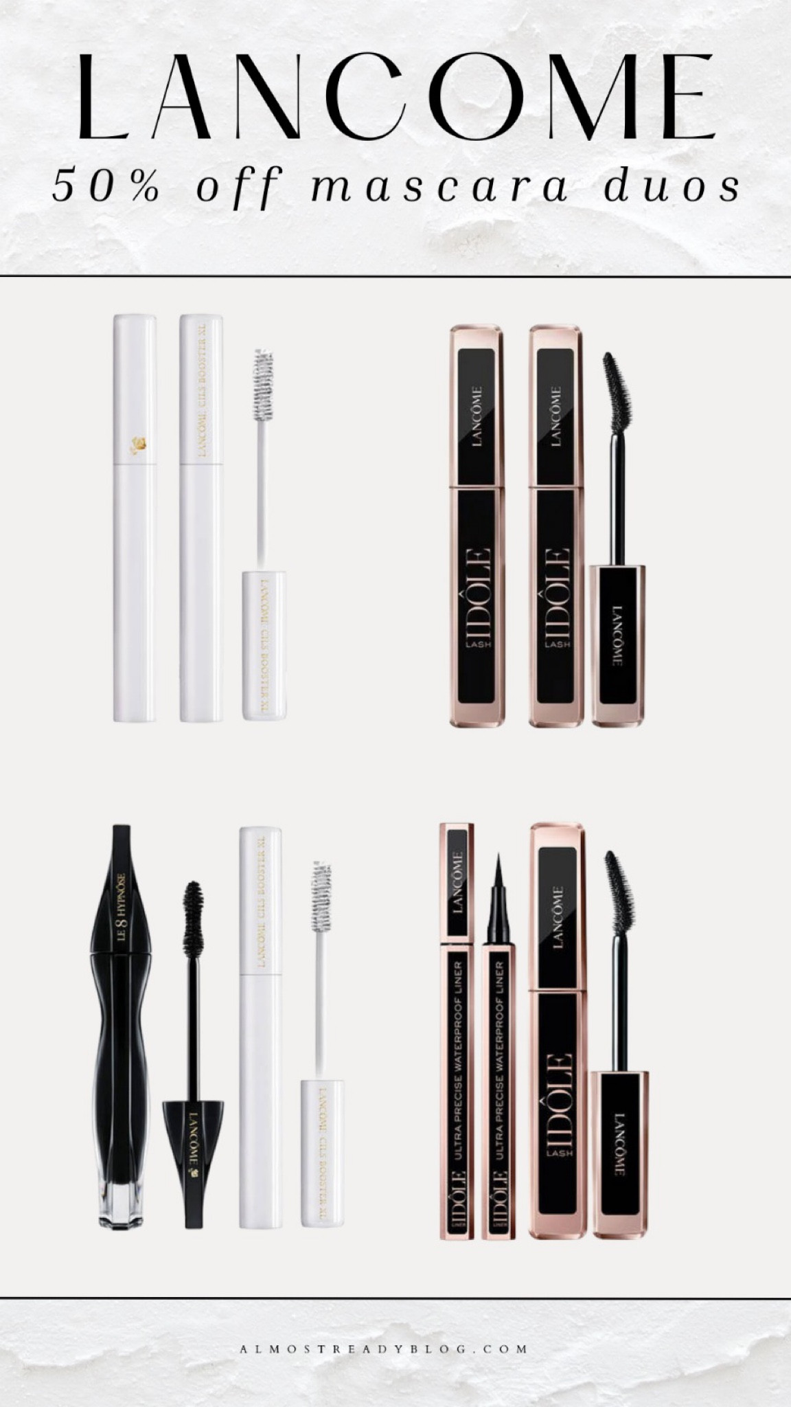 Lancome 50% off mascara duos 

#LTKsalealert #LTKfindsunder100 #LTKfindsunder50