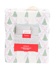 Holiday Lattice Bow Sheet Set | Bed & Bath | Marshalls | Marshalls