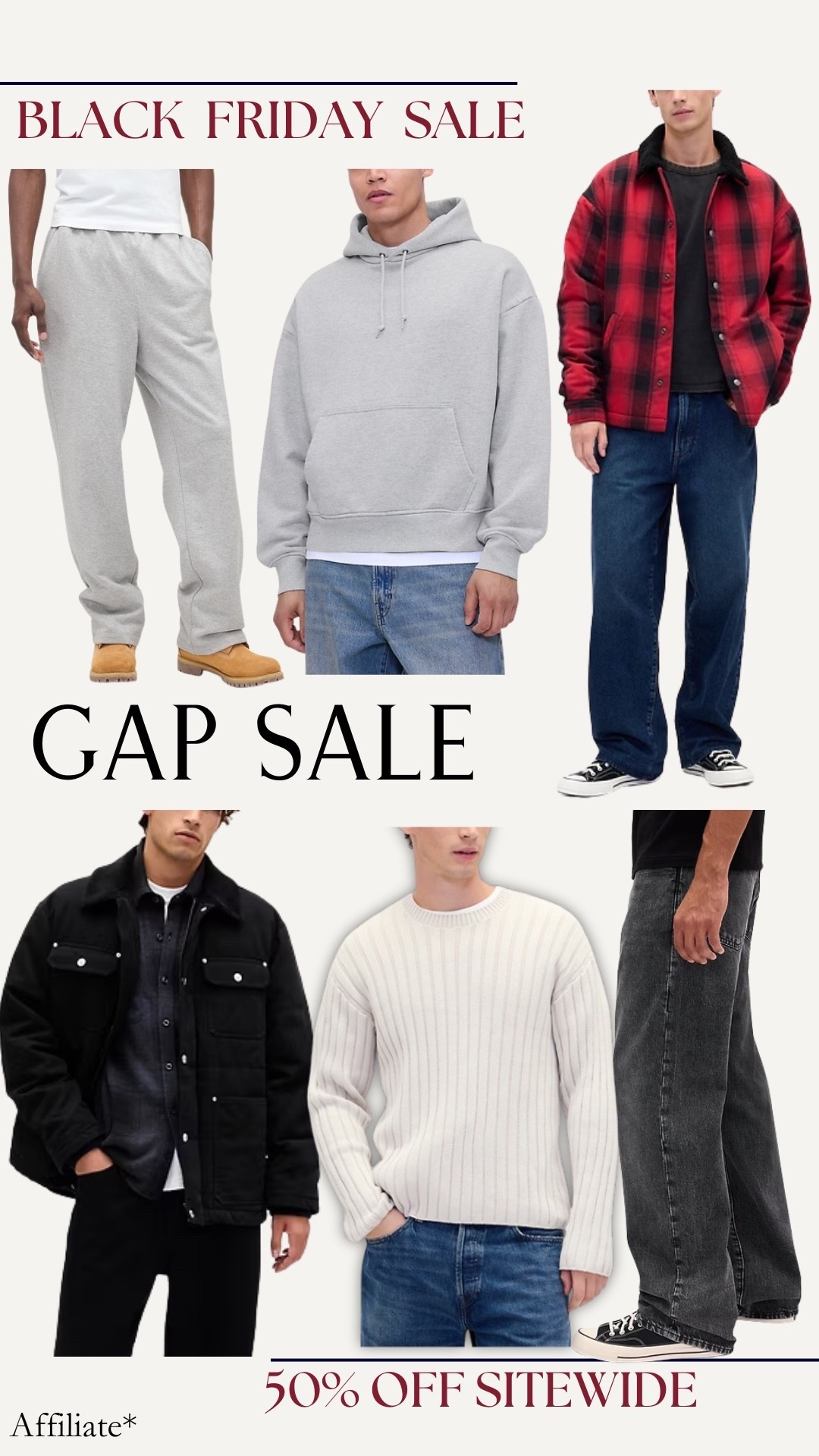 50% off sitewide + 60% off really big deals

#LTKblackfriday

#LTKHoliday #LTKMens #LTKSaleAlert