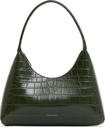 Mansur Gavriel Mini Candy Croc Embossed Faux Patent Leather Hobo Bag | Nordstrom | Nordstrom