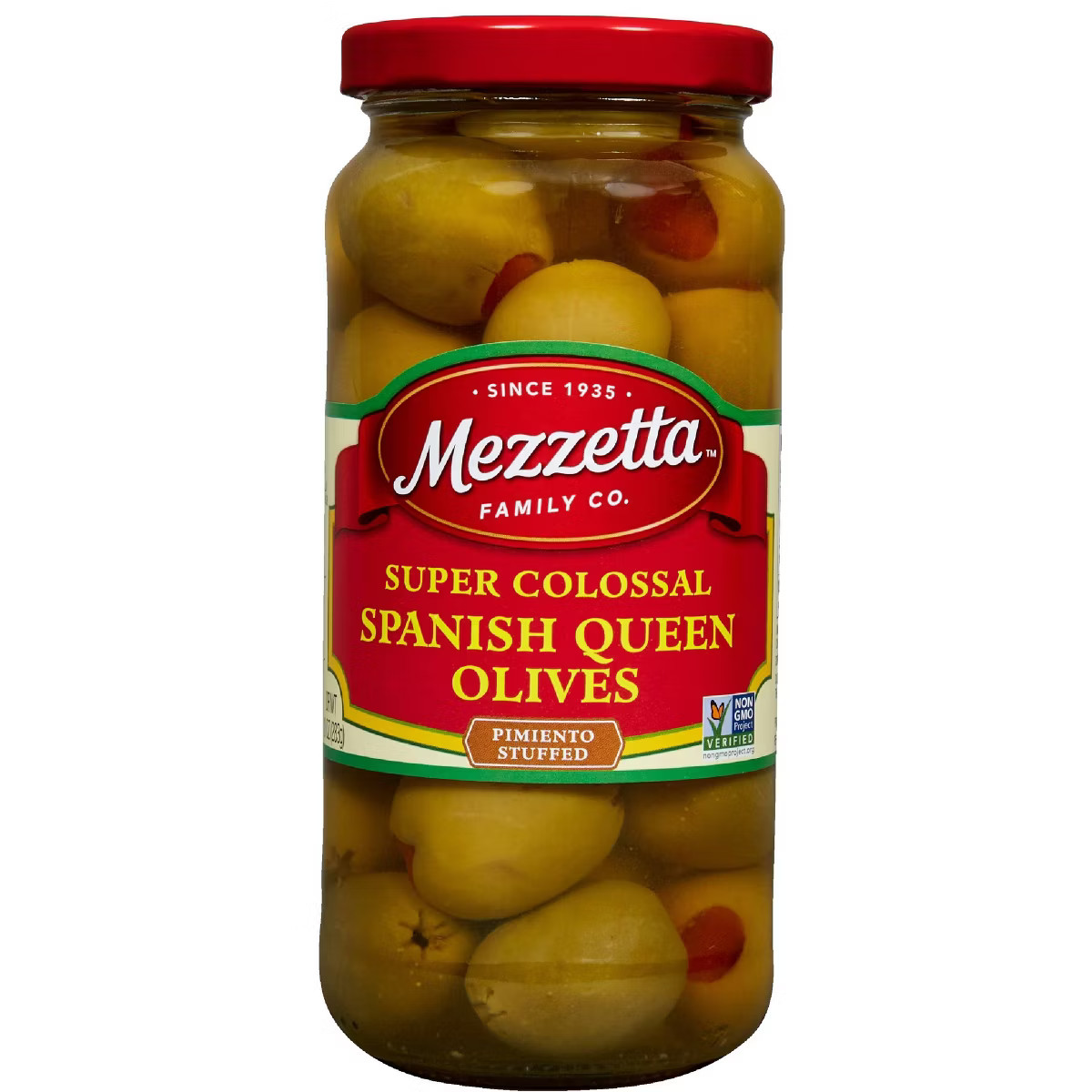 Mezzetta Super Colossal Spanish Queen Pimento Stuffed Olives - 10oz | Target