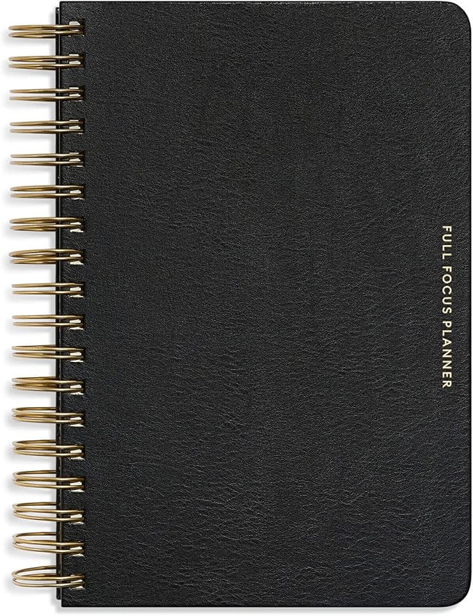 Full Focus Leather Coil Planner by Michael Hyatt - The #1 Daily Planner to Set Annual Goals, Incr... | Amazon (US)