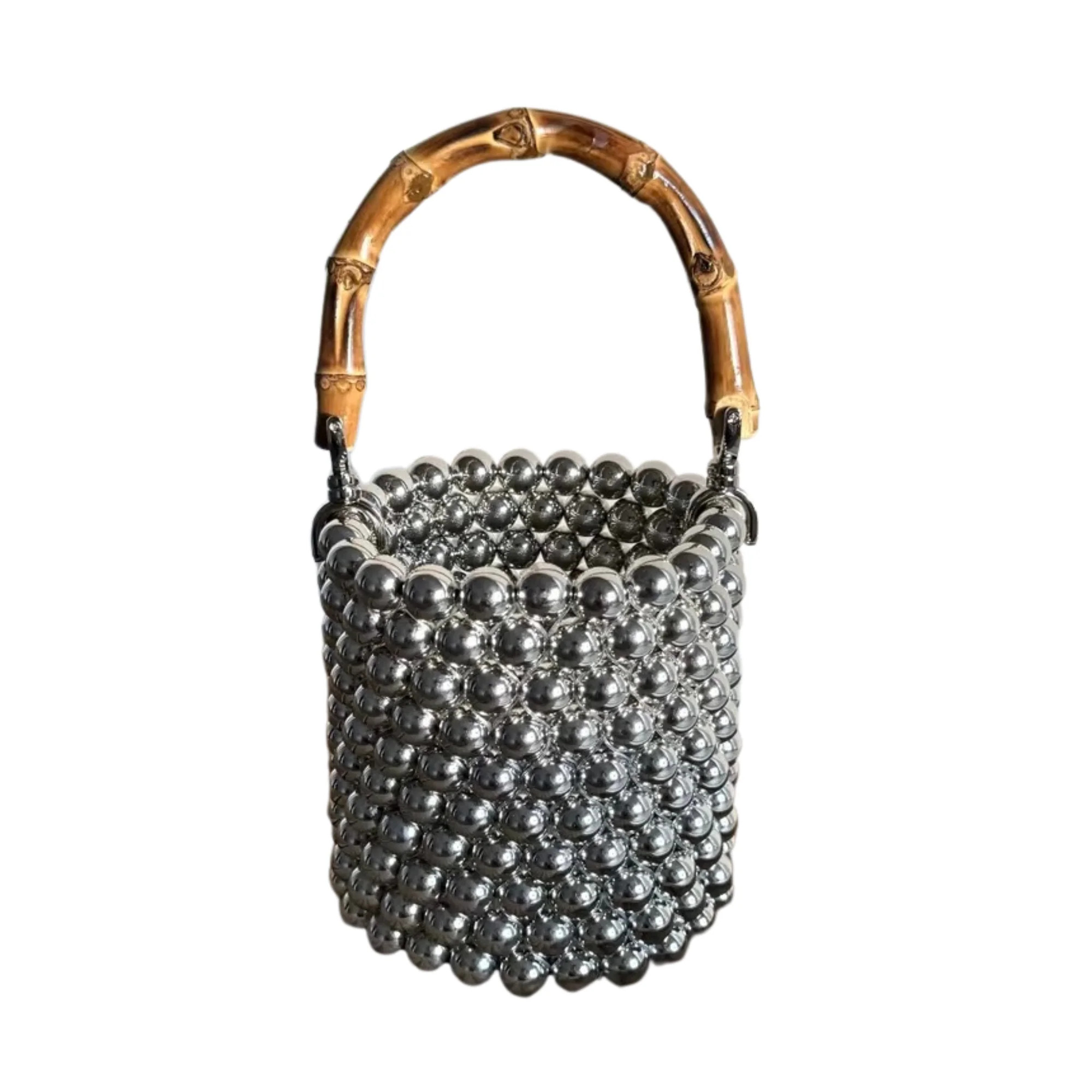 Disco Bamboo Handle Clutch | Sea Marie Designs