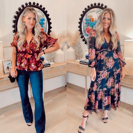These Walmart prints for fall are 🔥!!! 😍 I’m wearing an XS in both. The top is amazing with jeans, or workwear! And the dress is the perfect fall dress for upcoming wedding season! //


#walmartpartner @walmartfashion #walmartfashion 

#LTKSeasonal #LTKunder50 #LTKstyletip