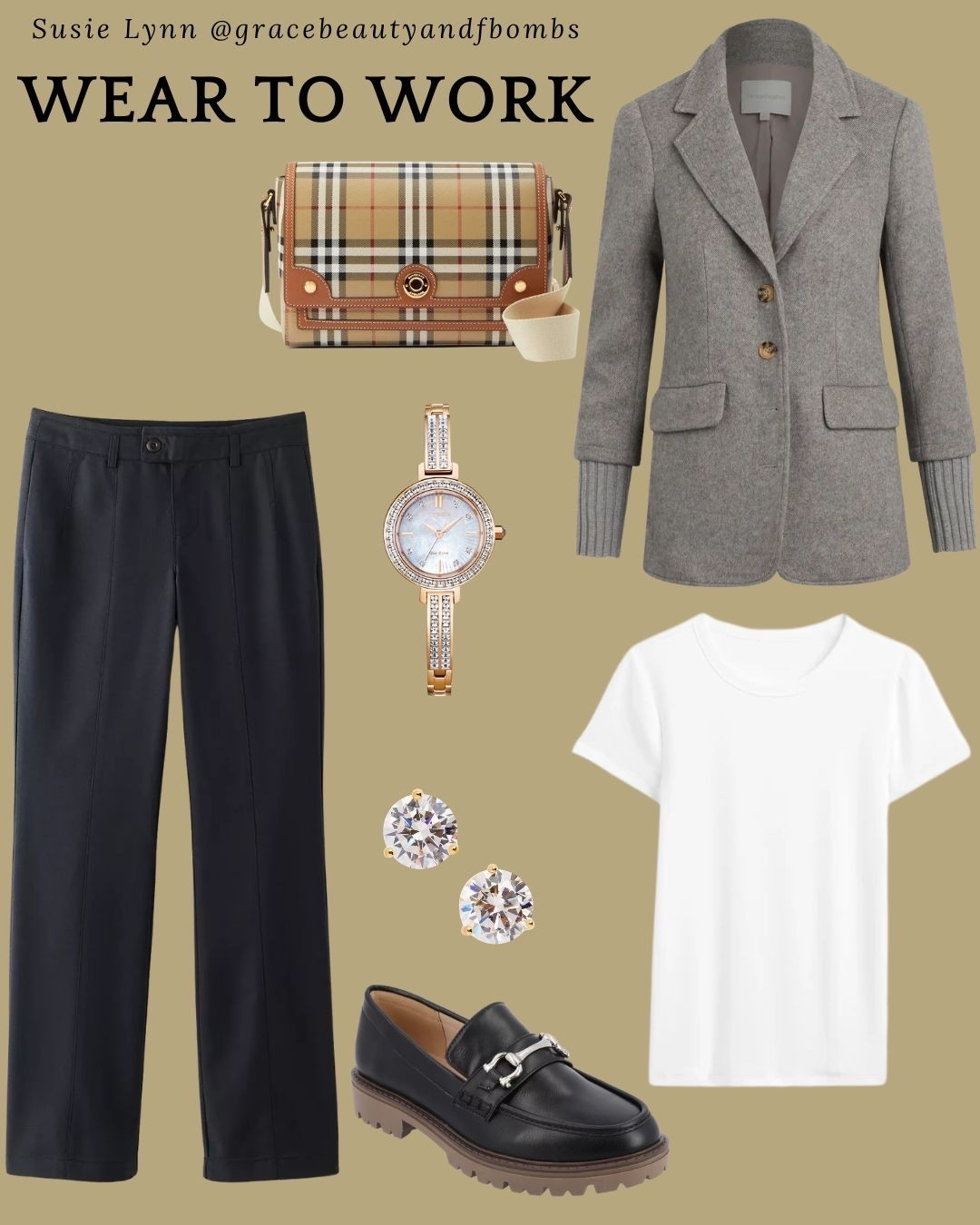 What to wear to work - fall capsule wardrobe edition
#pennyloafers #favoritedaughter #blazer #burberry @burberry

#LTKSeasonal #LTKOver40 #LTKootd