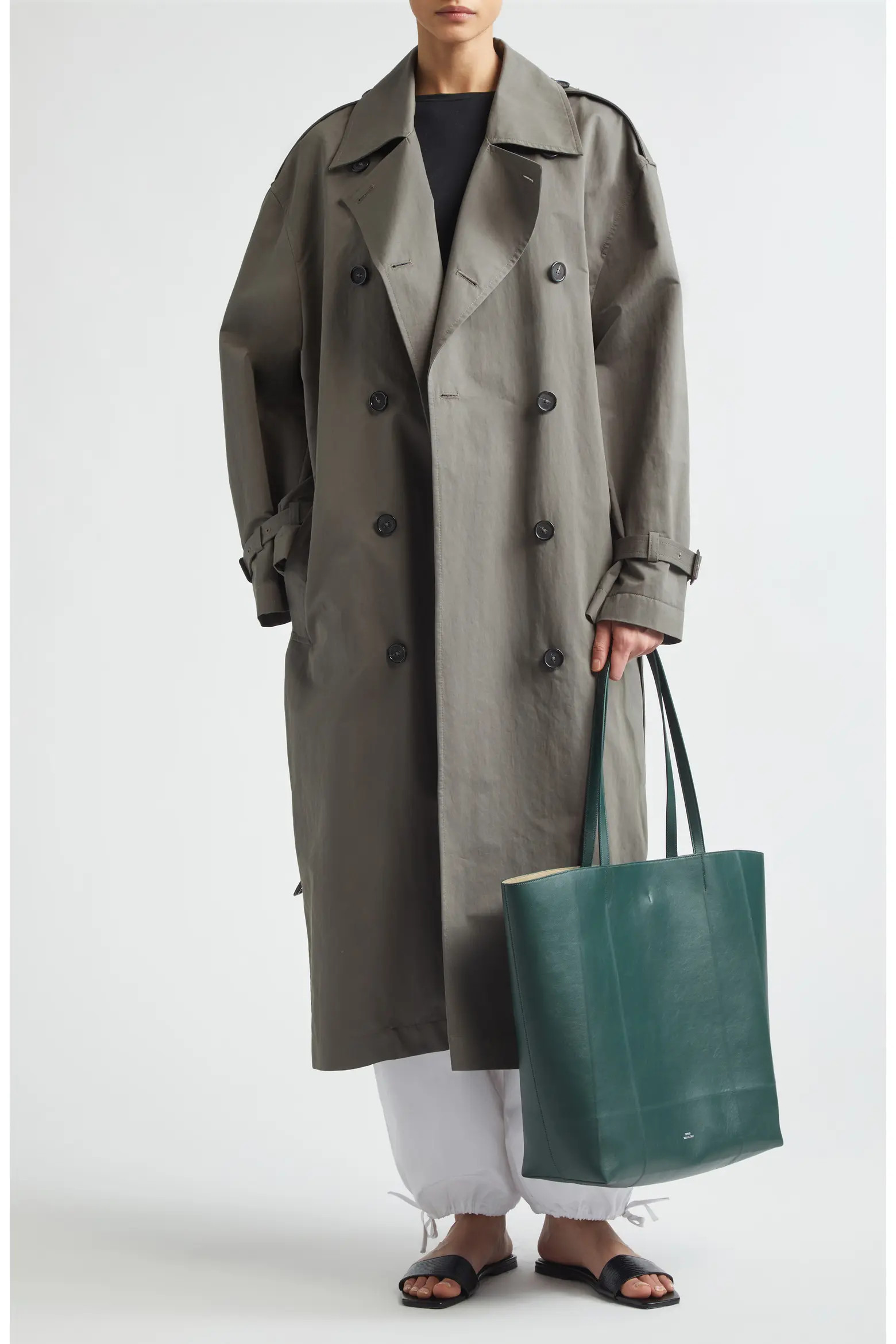 Crisp Organic Cotton & Nylon Trench Coat (Women) | Nordstrom | Nordstrom