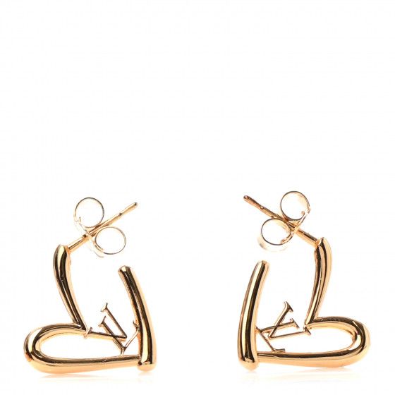 LOUIS VUITTON

Fall In Love Heart Earrings PM Gold | Fashionphile