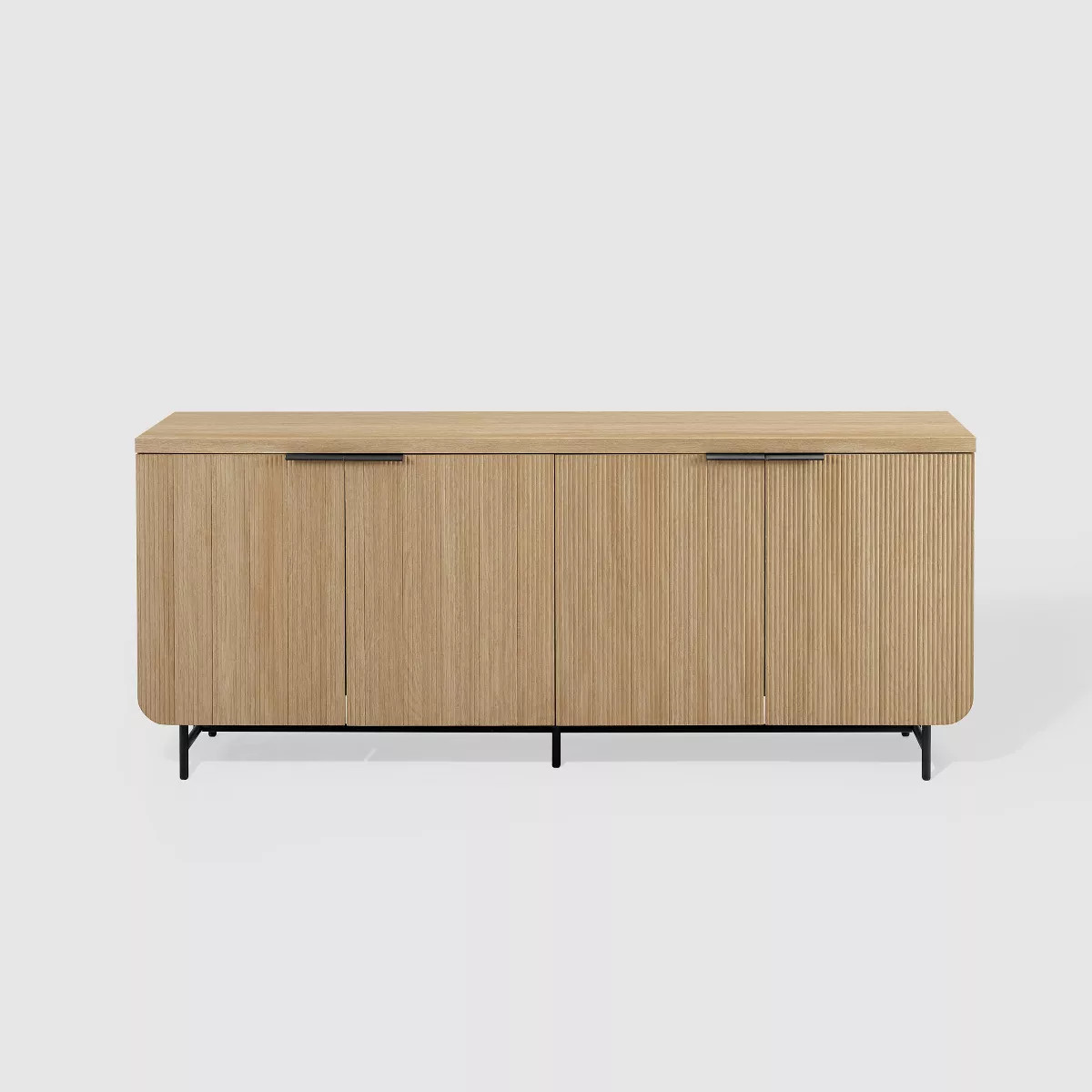 Modern 4 Door Reeded Sideboard - Saracina Home | Target