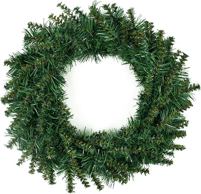 HAKACC 12 Inch Artificial Christmas Wreath with Christmas Spruce for Front Door Decoration and Ch... | Amazon (US)