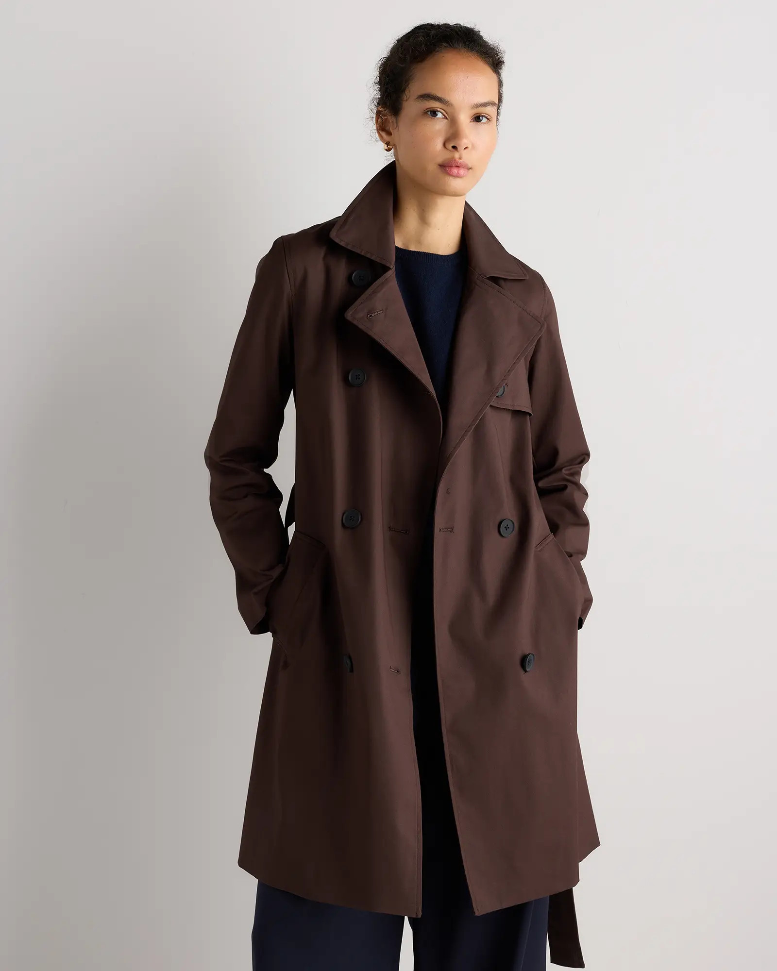 Comfort Stretch Trench Coat | Quince