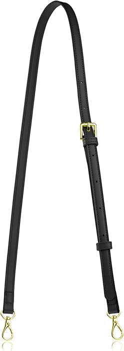 Amazon.com | Allzedream Leather Purse Strap Replacement Crossbody Handbag Long Adjustable (Black)... | Amazon (US)