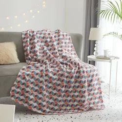 Mainstays Fleece Plush Throw Blanket, 50" x 60" inches, Polyester Geo A, Machine Washable | Walmart (US)