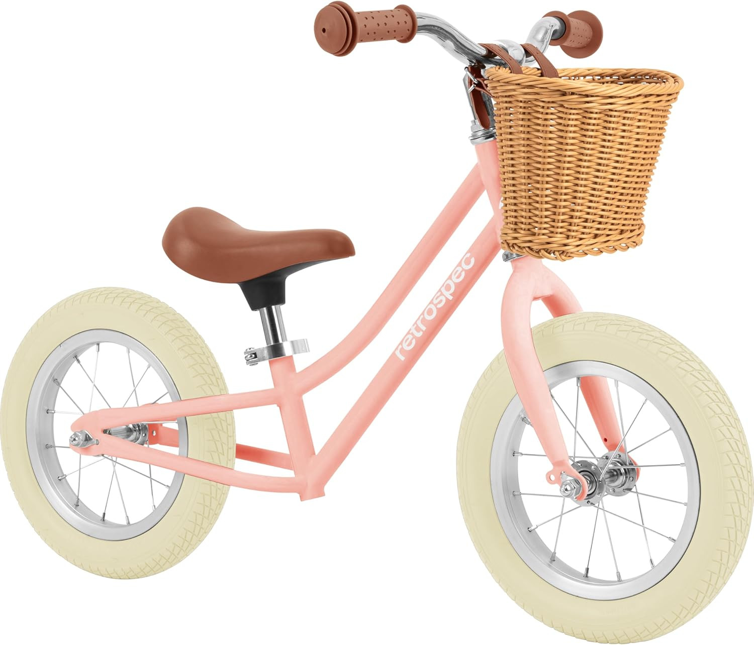 Retrospec Baby Beaumont Kids' Balance Bike for Toddlers, No Pedals, Cushioning Air Filled Tires for Boys and Girls Ages 18 Months - 3 Years, with Adjustable Seat Height | Amazon (US)