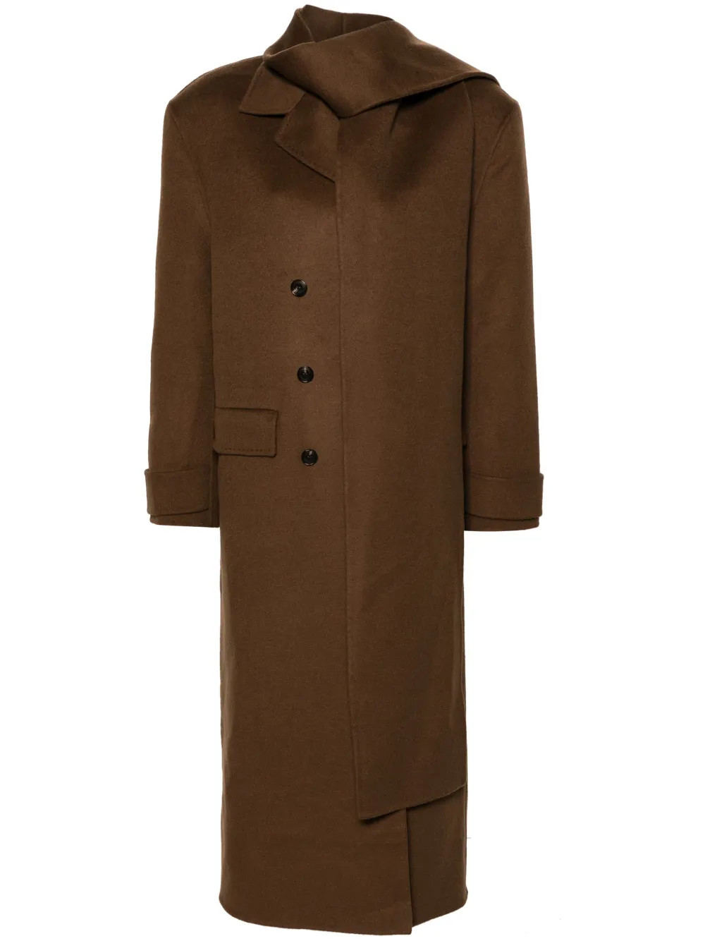 double-breasted wool coat | Farfetch Global