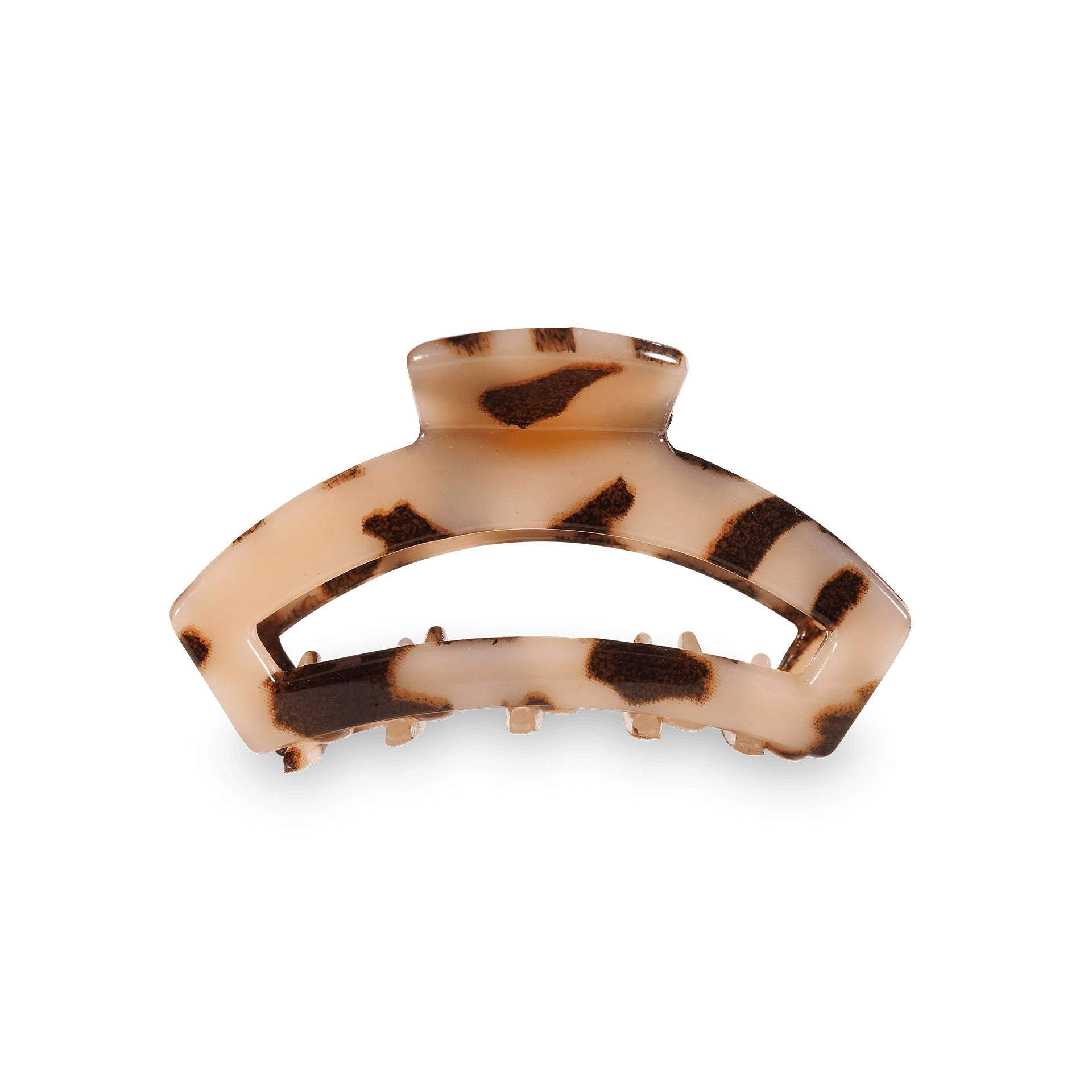 Open Blonde Tortoise Tiny Hair Clip | TELETIES