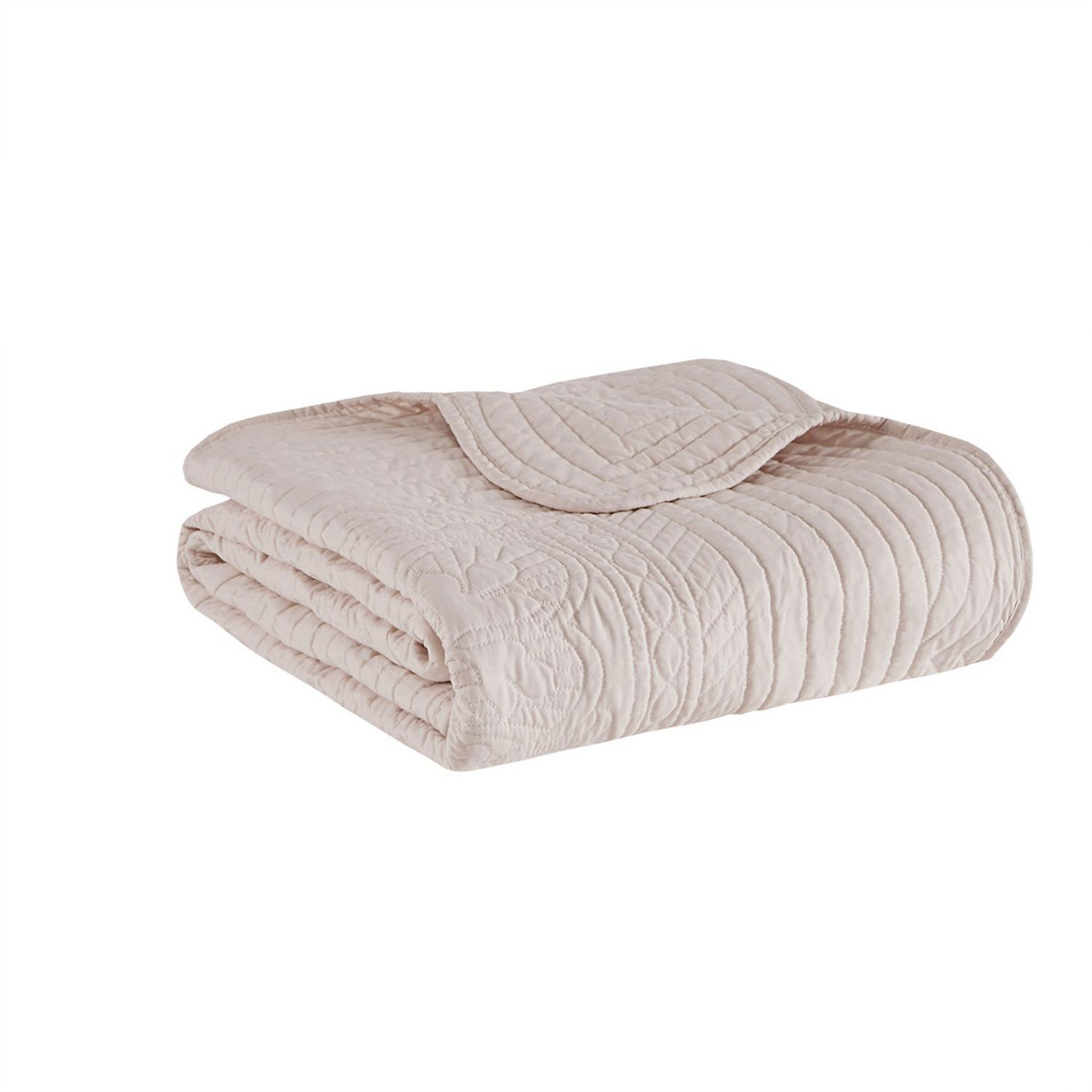 Madison Park Marino Oversized Quilted Throw with Scalloped Edges | Kohl's