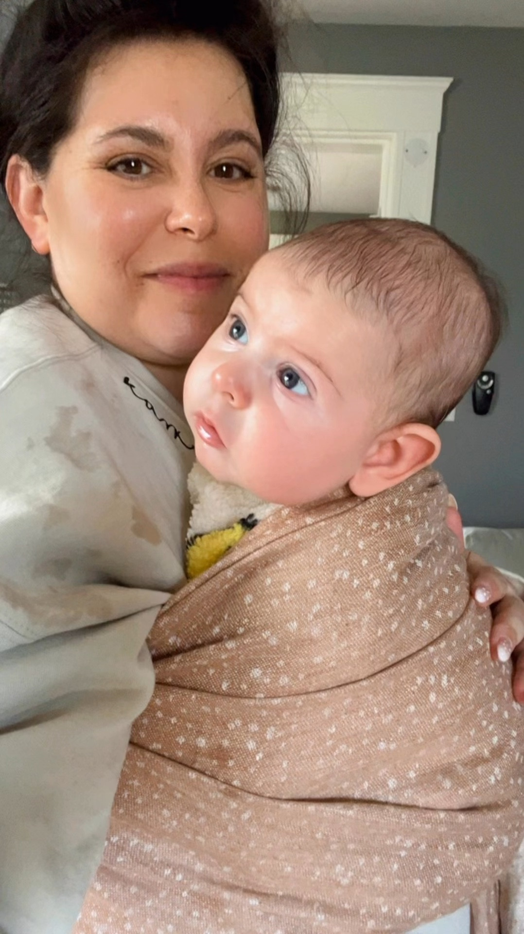 Finally figuring out our Wildbird Ring Sling Carrier. It’s actually easy to put on it’s just feeling comfortable with Lucca feeling secured in. Use code DEBBIED10 for 10% off your Wildbird order. 

#LTKBump #LTKBaby #LTKKids