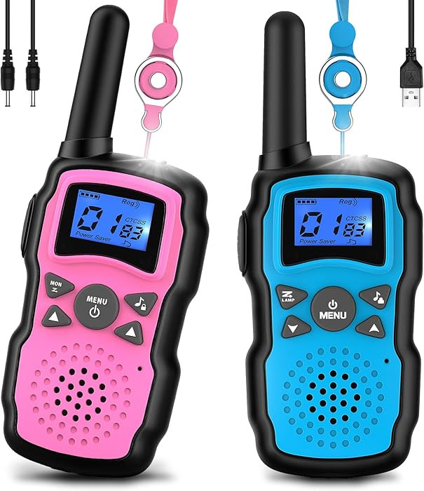 Wishouse Walkie Talkies for Kids Rechargeable Long Range,4 5 6 7 8 Year Old Boy Girl Birthday Gif... | Amazon (US)