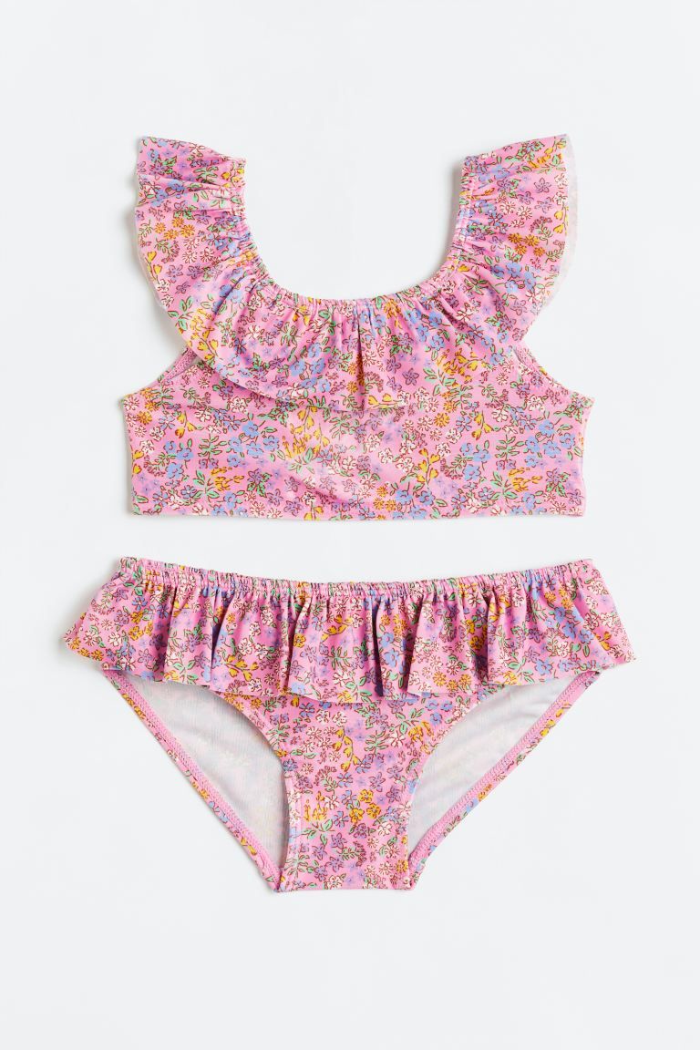 Patterned Ruffled Bikini | H&M (US)