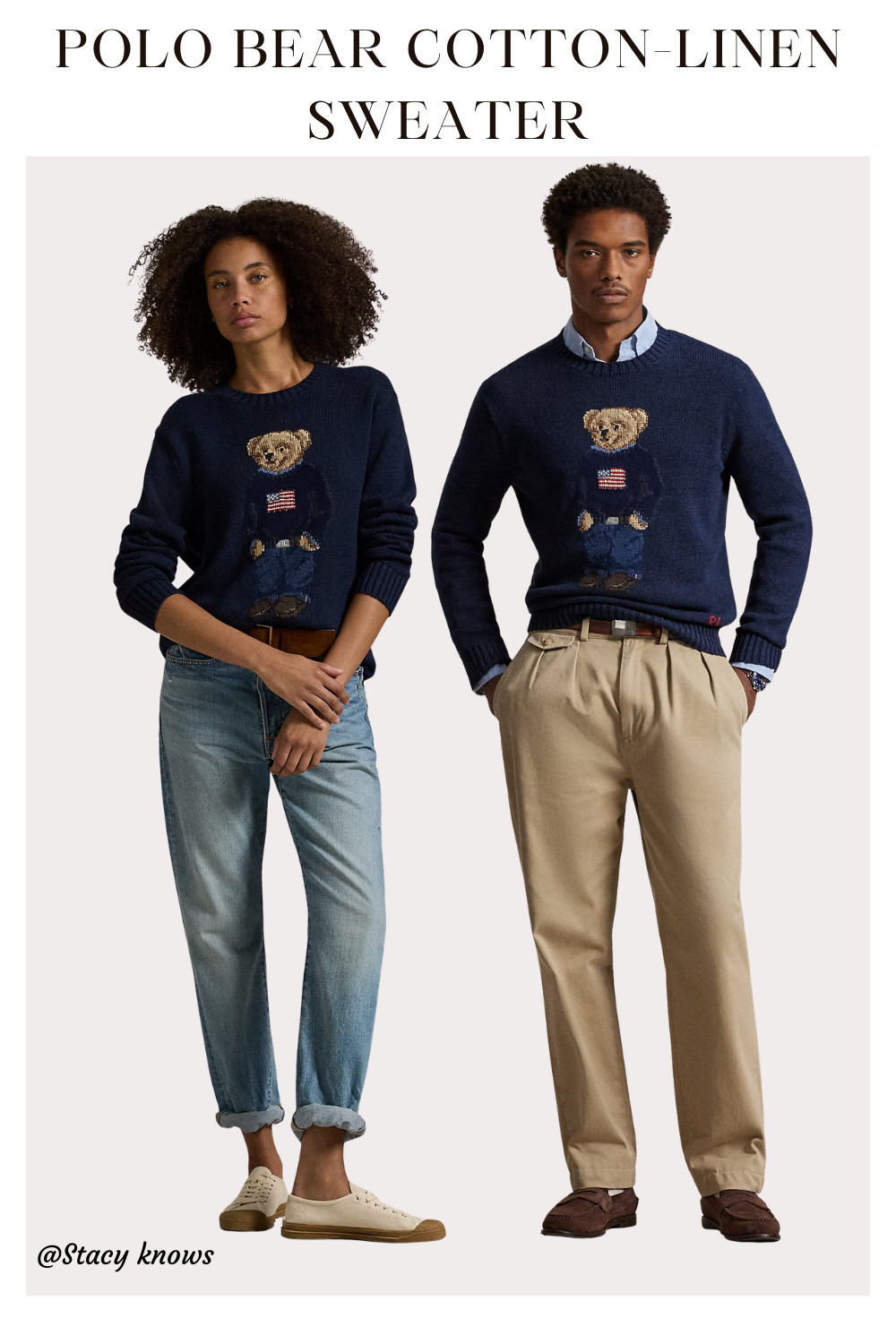 The ultimate wardrobe icon!  There is nothing more classic than an authentic Polo Ralph Lauren Bear knit sweater. This navy wool blend crewneck is the perfect mix of preppy chic and cozy comfort. It’s a timeless investment piece that you’ll wear for years to come. Shop the look on my LTK! 
#LTKstyletip #PoloRalphLauren #PoloBear #RalphLaurenStyle #PreppyAesthetic #OldMoney #QuietLuxury #ClassicStyle #WinterEssentials #Knitwear #PoloBearSweater 

 #LTKootd #LTKSeasonal #LTKActive