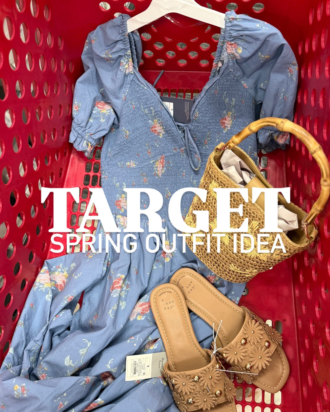 Spring outfit idea from @targetstyle - This would be cute for Easter, brunch, a bridal shower, or just a fun day out. All items fit TTS. If you are between sizes usually, I would recommend going down!

#LTKPetite #LTKMidsize #LTKSeasonal