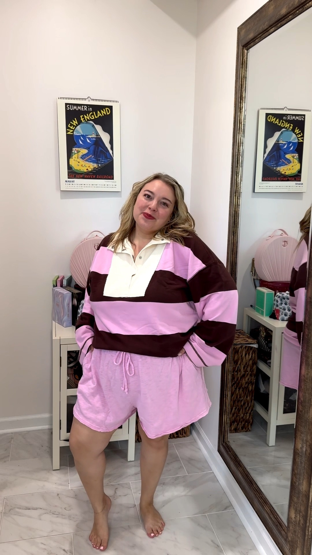 The theme: stripes 🍂🩷

My latest Aerie order was a 10/10!! And it’s all on sale for their long weekend sale! I’m wearing an XL in most everything, an XXL in the polka dot leggings 🫶🏼

#LTKSaleAlert #LTKPlusSize #LTKootd