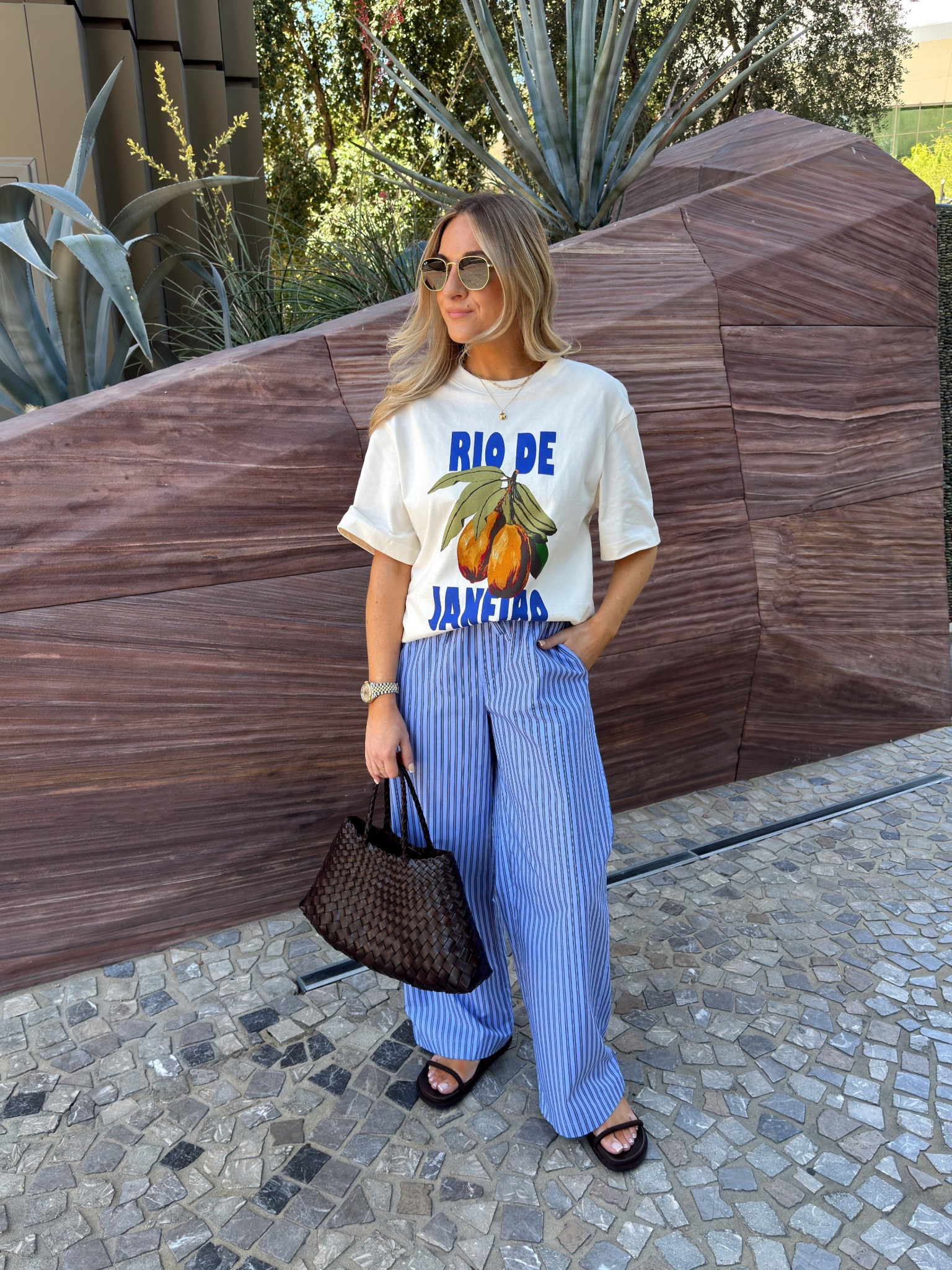 T-shirt & trousers are both xs 

Holiday outfit / airport outfit / casual summer outfit 

#LTKAroundTheWorld #LTKstyletip #LTKsummer